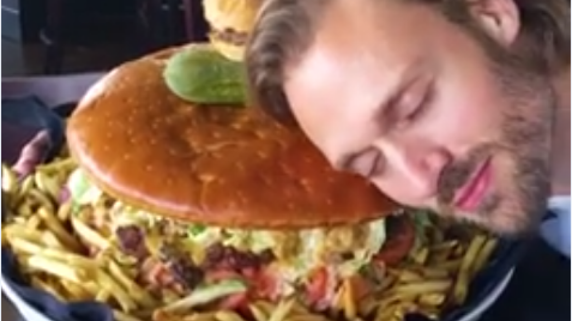 Behold the 8-pound OMG Burger! (HILARIOUS VIDEO)