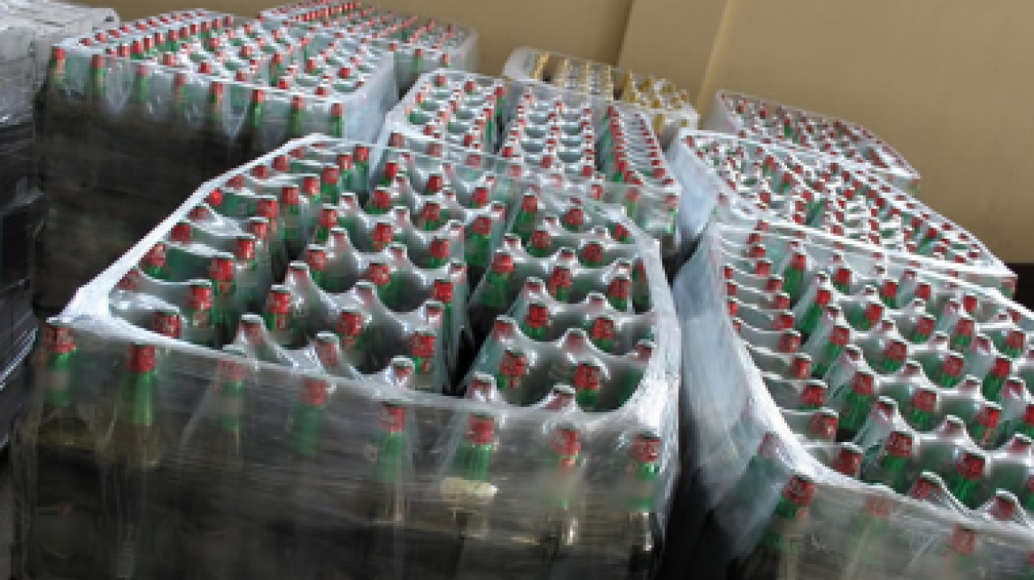 Χιλιάδες λαθραία μπουκάλια μπύρας στον Προμαχώνα