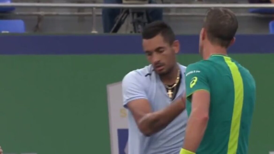 Nick Kyrgios storms off court! (video)