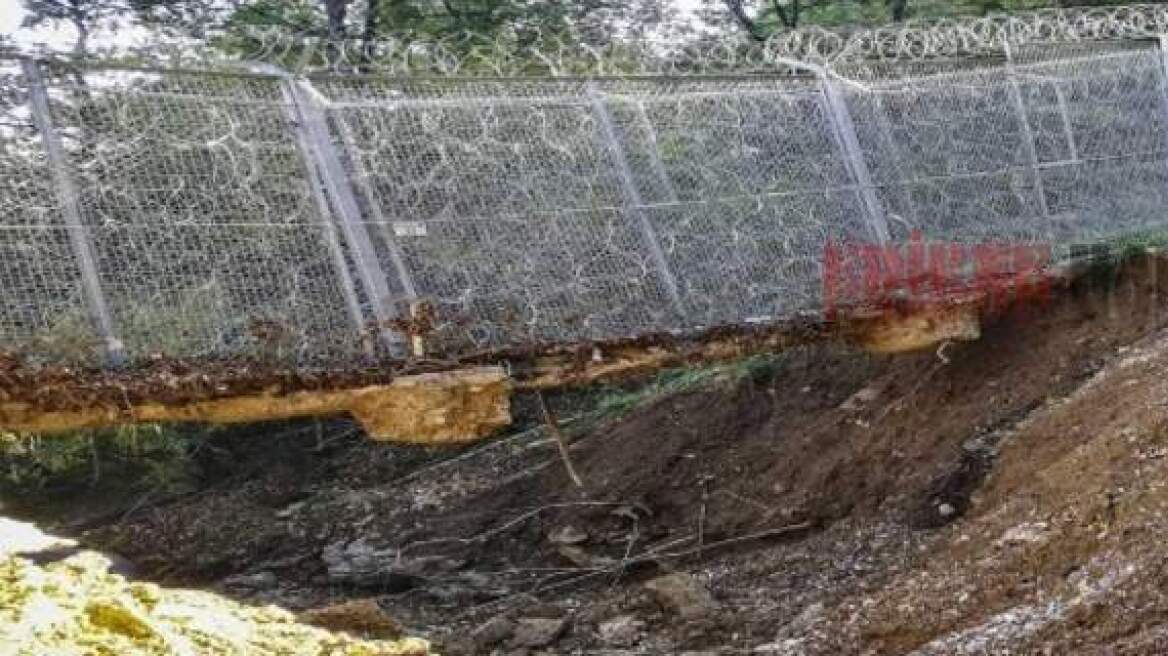 Φωτογραφία από Έβρο: Δεν υπολόγισαν τη βροχή όταν έφτιαχναν το φράχτη και... ιδού το αποτέλεσμα