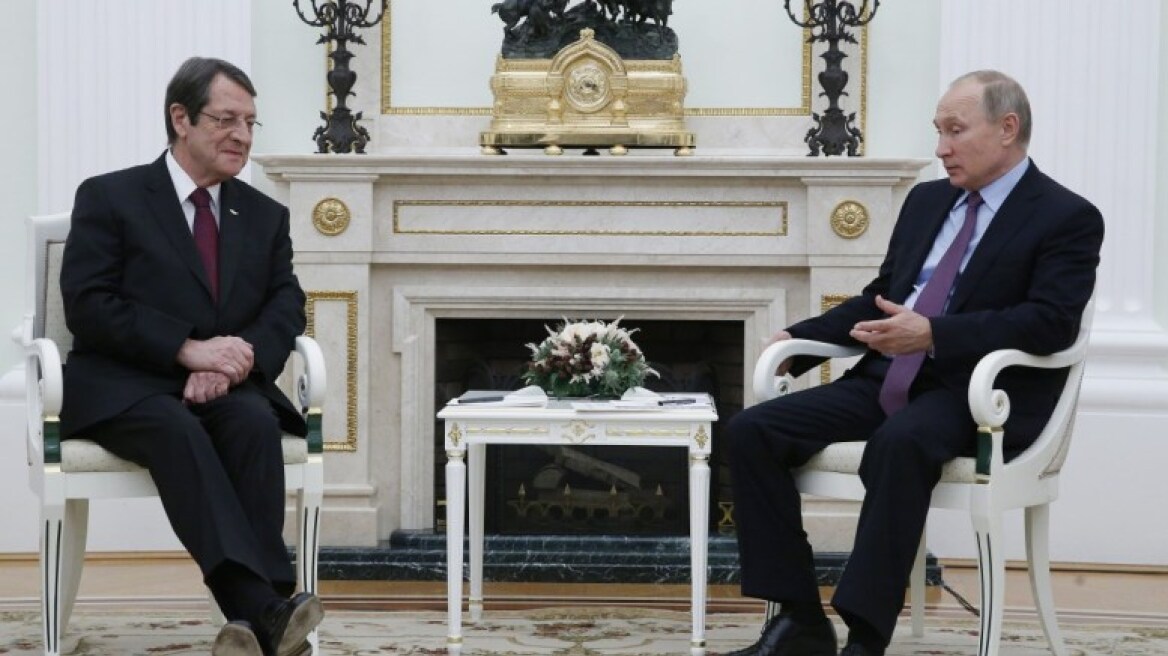 Πούτιν σε Αναστασιάδη: Η Ρωσία είναι δεσμευμένη για δίκαιη λύση του Κυπριακού