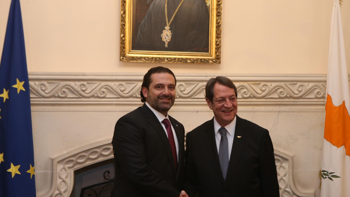 President Anastasiades met with the Prime Minister of Lebanon