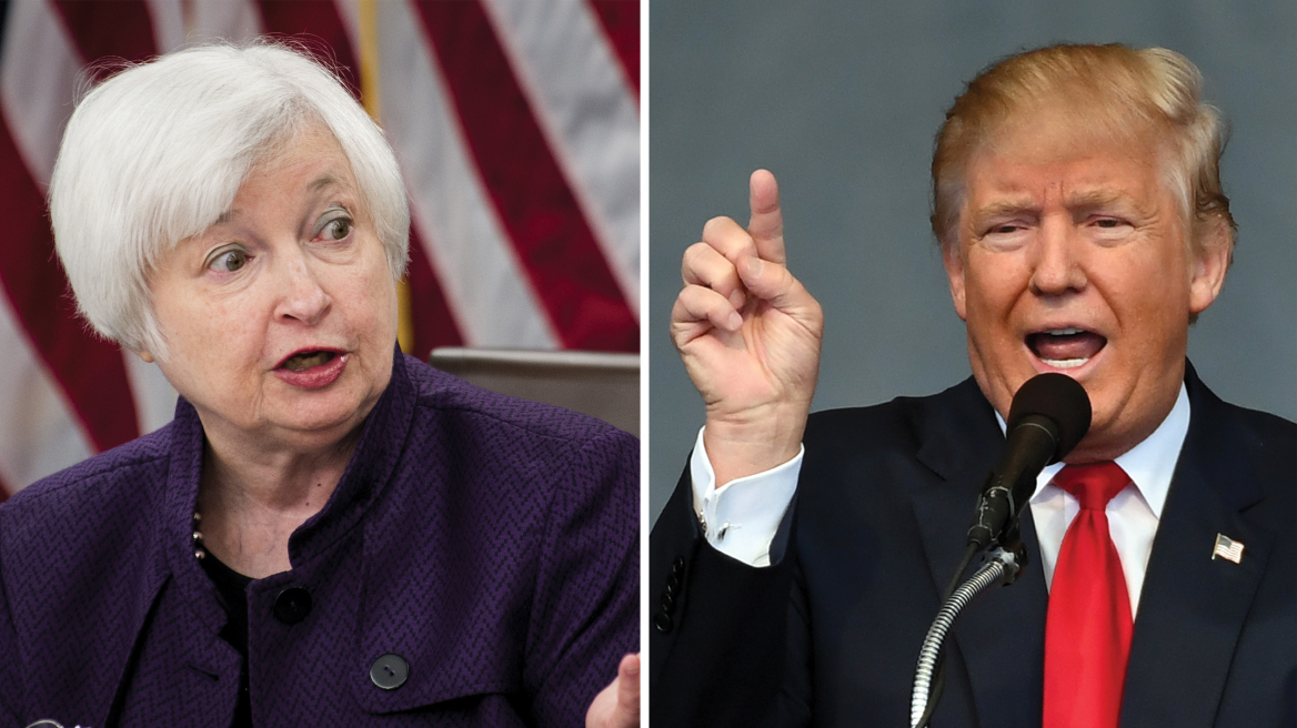 Τραμπ: Έξοχη... αλλά δεν επαναδιορίζεται στη Fed η Γέλεν