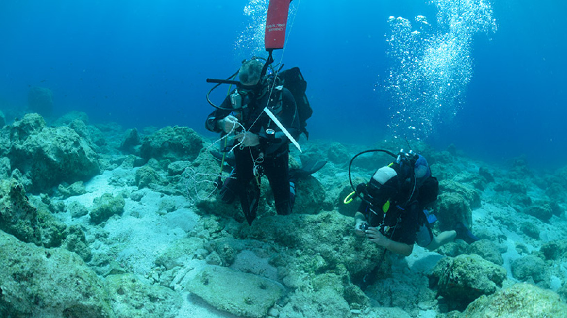 Νάξος: Αμφορείς και άγκυρες βρέθηκαν σε υποβρύχια αρχαιολογική έρευνα
