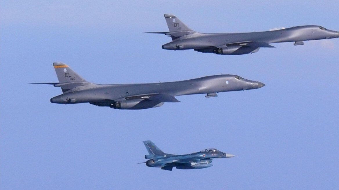 Αμερικανικά βομβαρδιστικά συμμετείχαν σε άσκηση στην κορεατική χερσόνησο