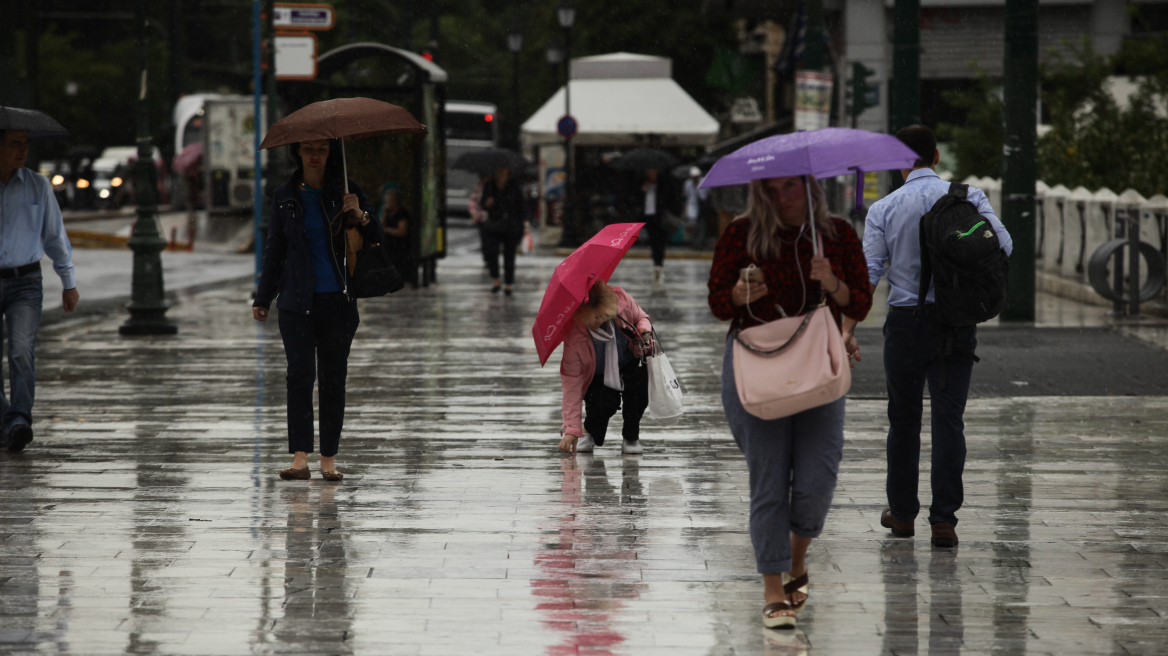 Έκτακτο δελτίο επιδείνωσης καιρού: Ισχυρές βροχές και καταιγίδες αύριο Σάββατο