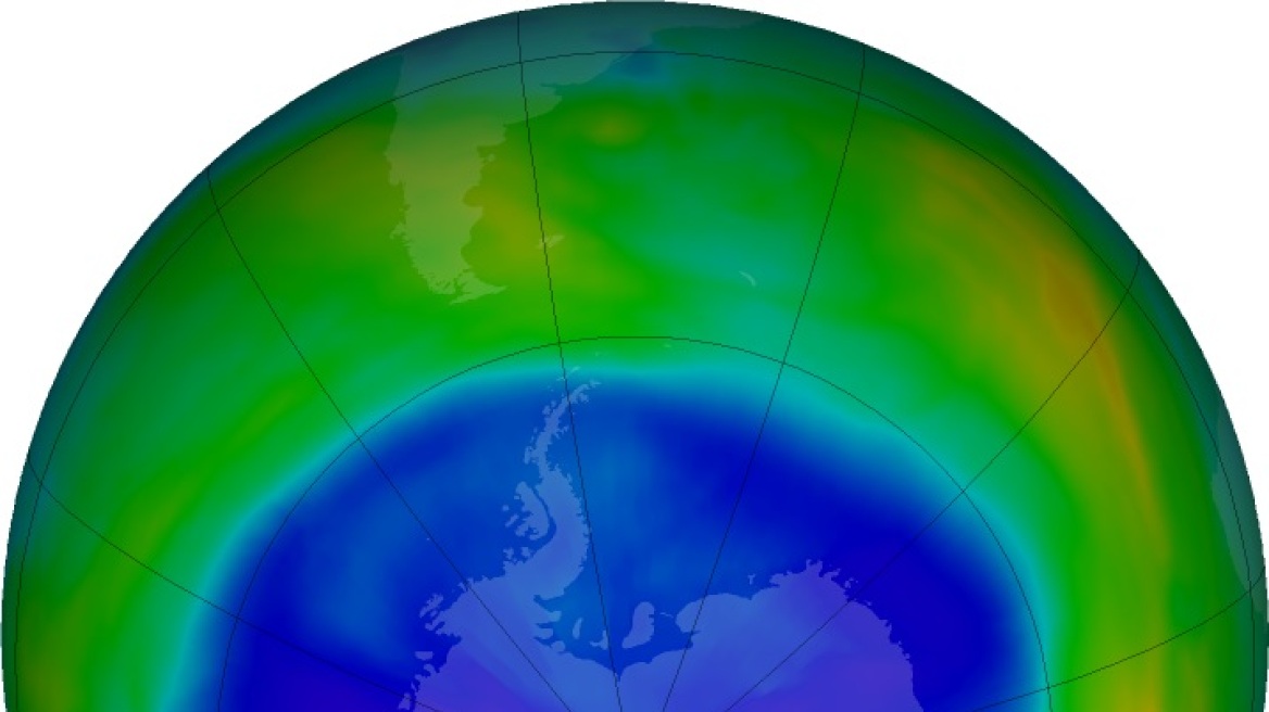 «Κλείνει» η τρύπα του όζοντος: Ήταν φέτος η μικρότερη από το 1988
