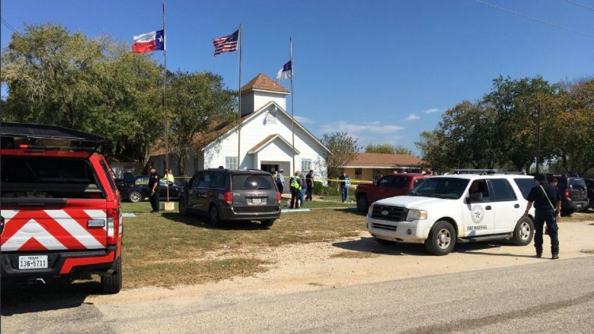 Μακελειό σε εκκλησία στο Τέξας με 26 νεκρούς