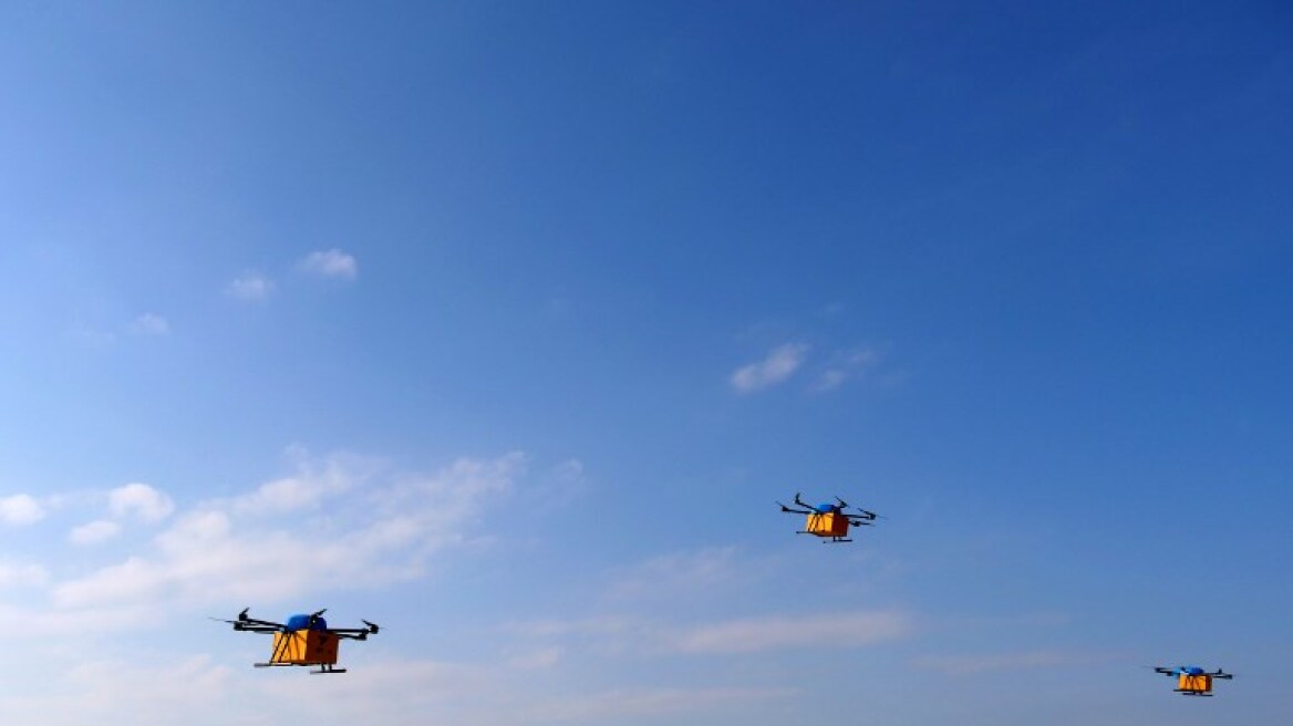Τα drones της Alibaba παραδίδουν πακέτα σε νησιά