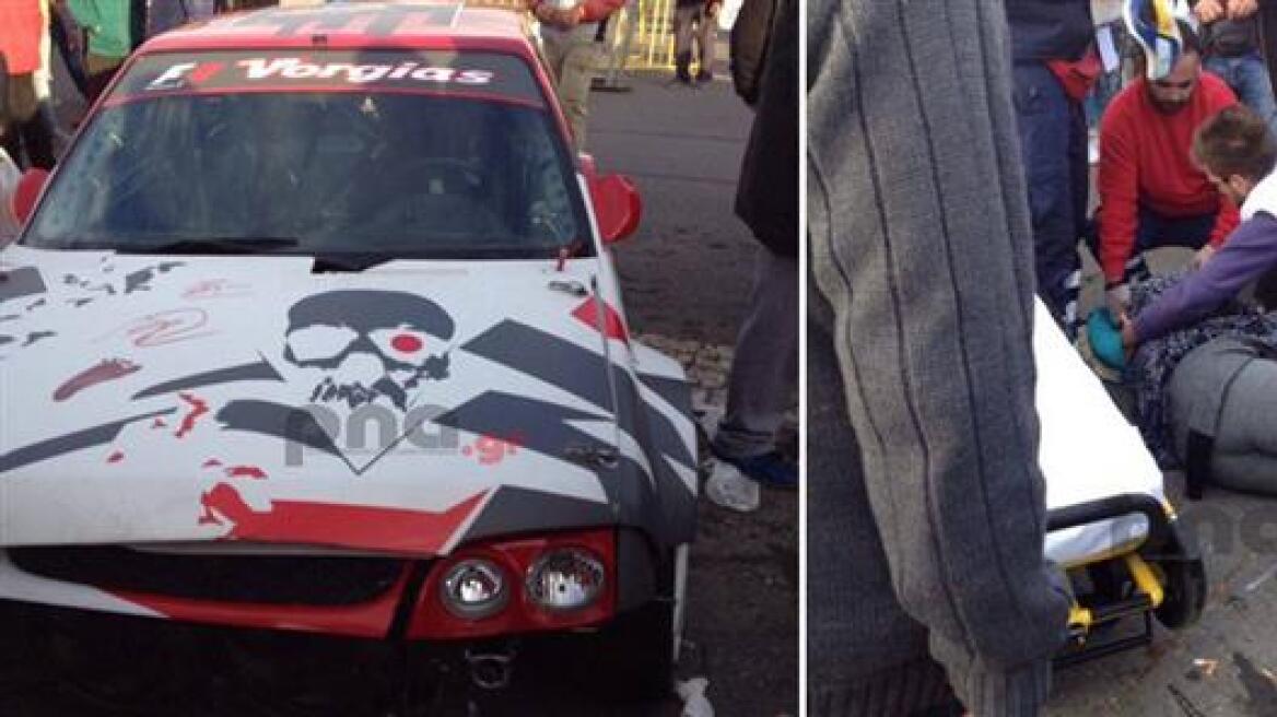 Βίντεο: Αυτοκίνητο σε αγώνα ράλι στην Τρίπολη πέφτει πάνω στο κοινό