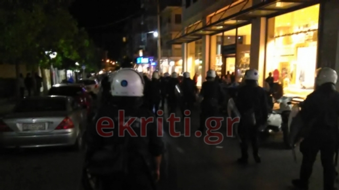 Σε αστυνομικό κλοιό η πορεία για το Πολυτεχνείο στην Κρήτη