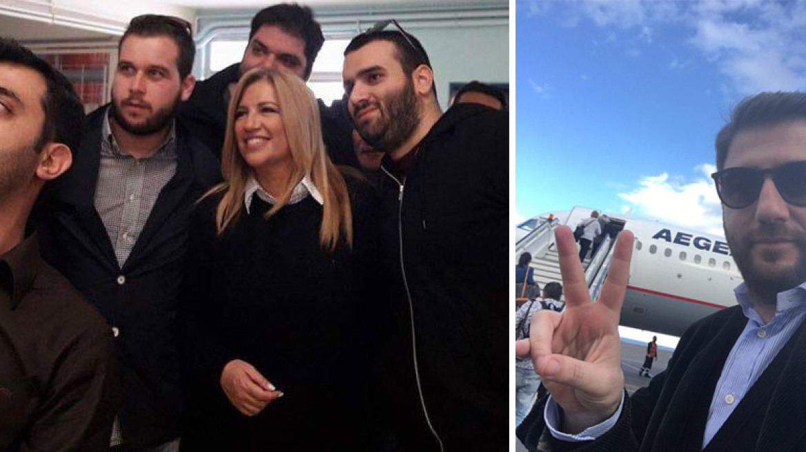 Κεντροαριστερά: Οι selfies των υποψήφιων αρχηγών