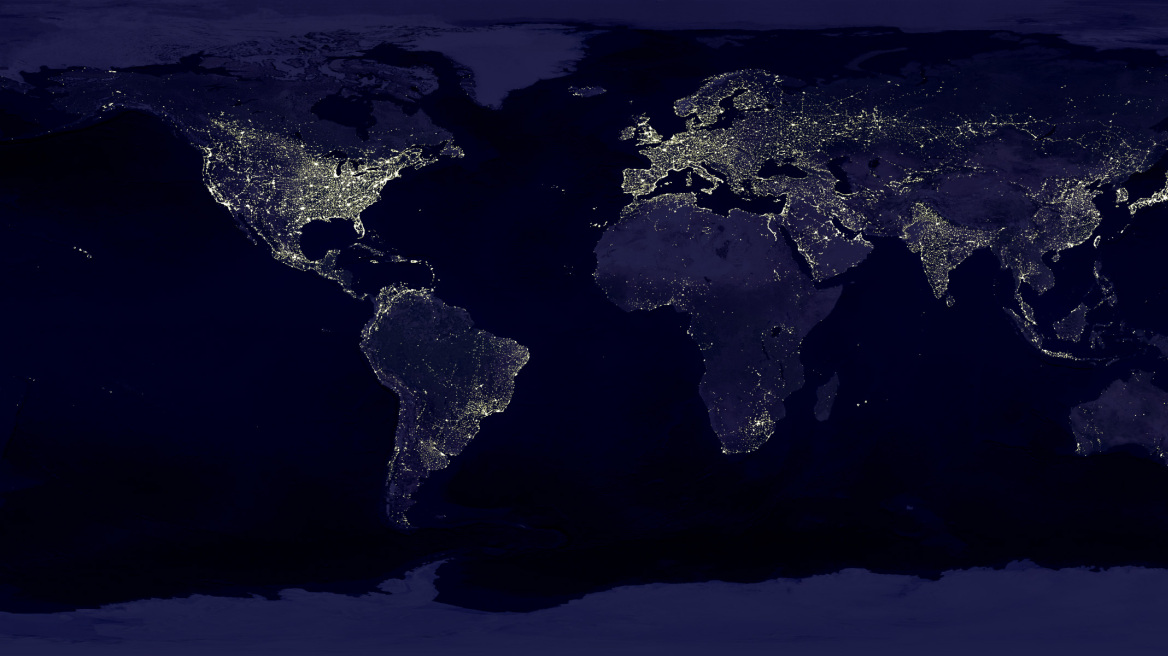 Το τεχνητό φως στη Γη γίνεται περισσότερο και πιο έντονο και η φωτορύπανση αυξάνεται