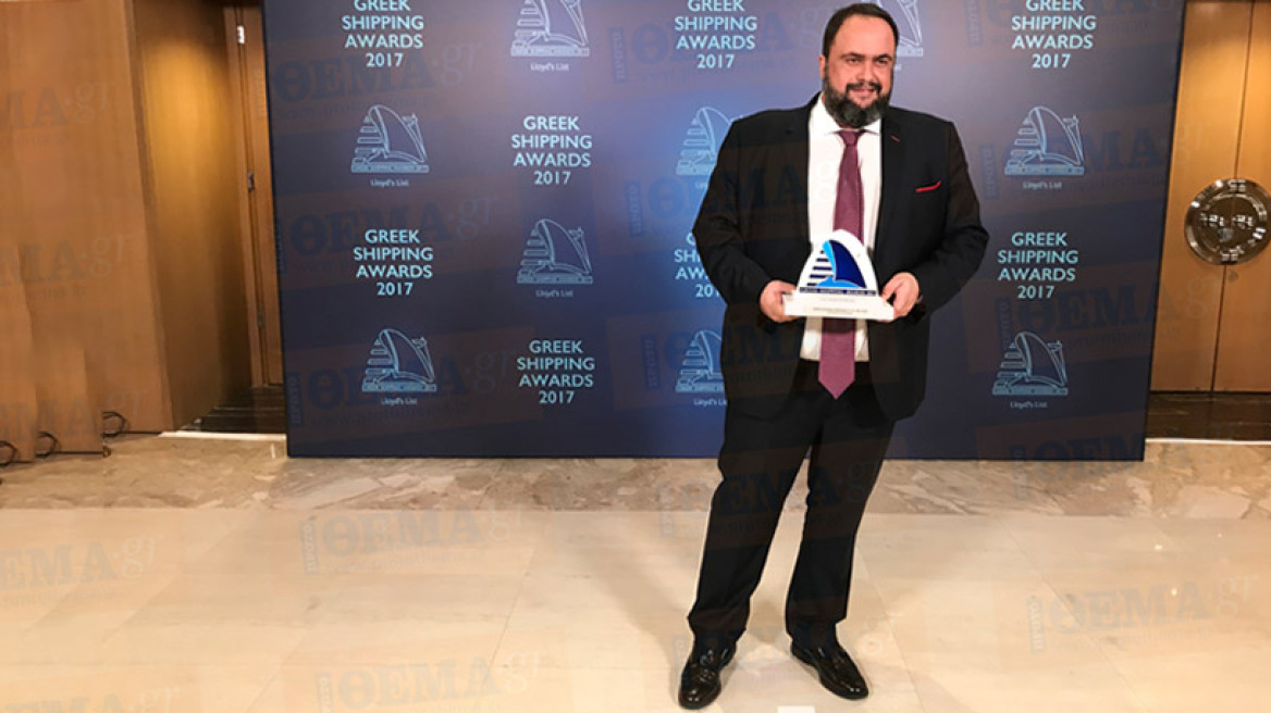Lloyd’s Awards: «Προσωπικότητα της Χρονιάς στην Ελληνική Ναυτιλία» ανακηρύχθηκε ο Βαγγέλης Μαρινάκης