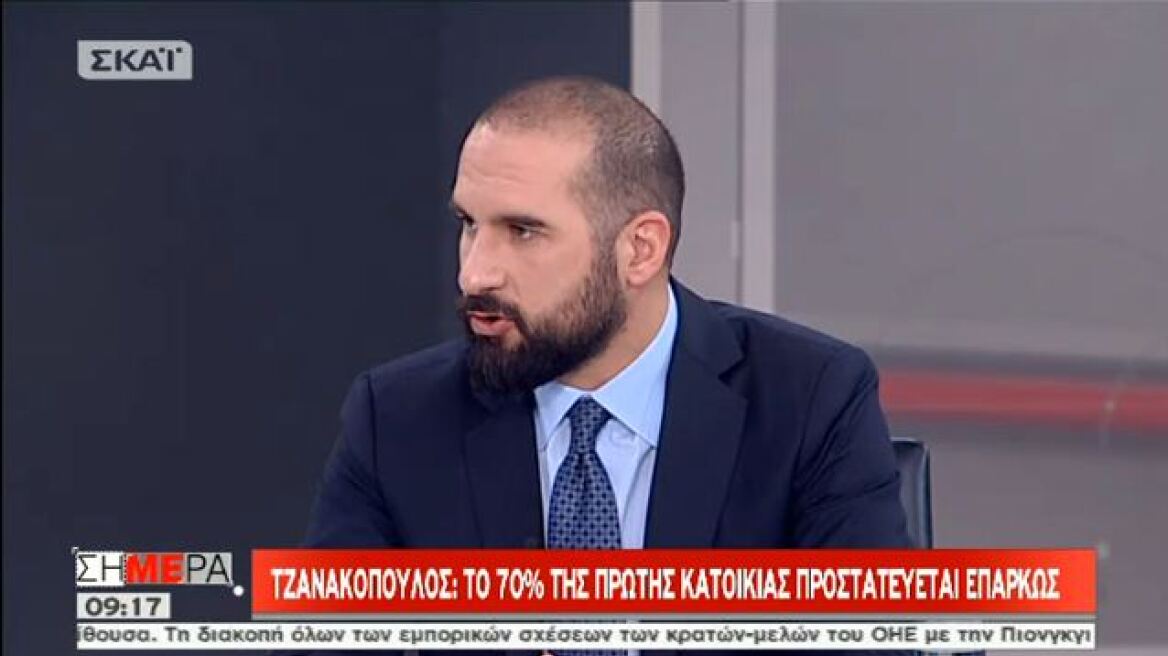 Τζανακόπουλος: Δεν νιώθω απομακρυσμένος από το σύνθημα «κανένα σπίτι στα χέρια τραπεζίτη» 