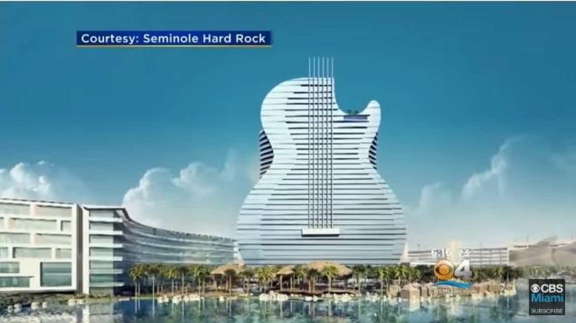 Φτιάχνουν ξενοδοχείο στο σχήμα ηλεκτρικής κιθάρας