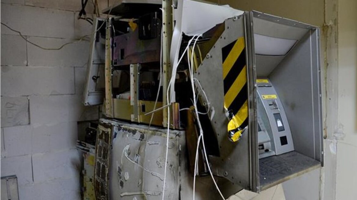 ATM explosion in Athens overnight