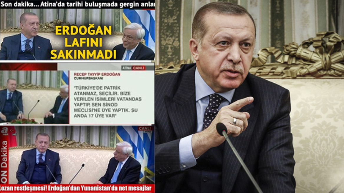 Πρώτο θέμα σε όλα τα τουρκικά ΜΜΕ η πρόκληση Ερντογάν