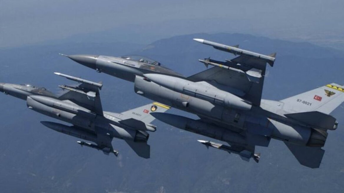 Turkish F-16 fighter jets escorting Erdogan’s plane infringe Athens FIR!