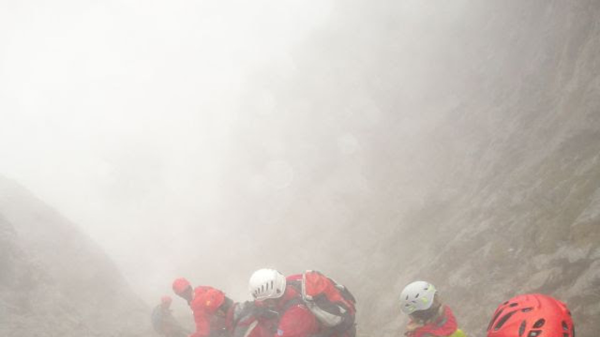 «Θρίλερ» με αίσιο τέλος στον Όλυμπο - Σώοι οι τραυματίες ορειβάτες