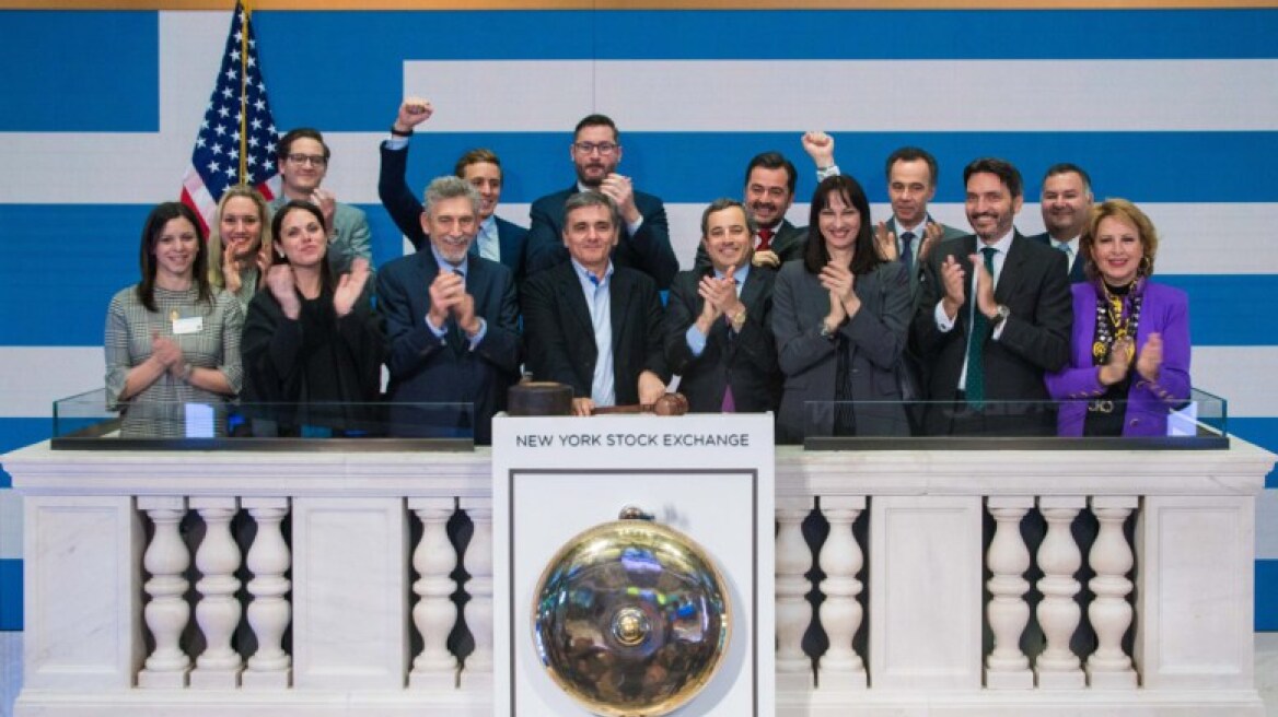 “Greek Day” at New York Stock Exchange: Tsakalotos rang “The Closing Bell”
