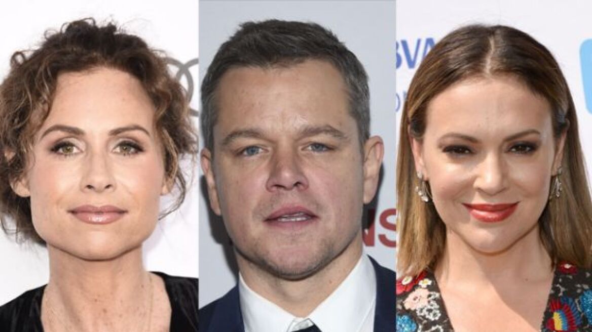 Minnie Driver & Alyssa Milano call out Matt Damon for “Tone Deaf” comments about sexual assault