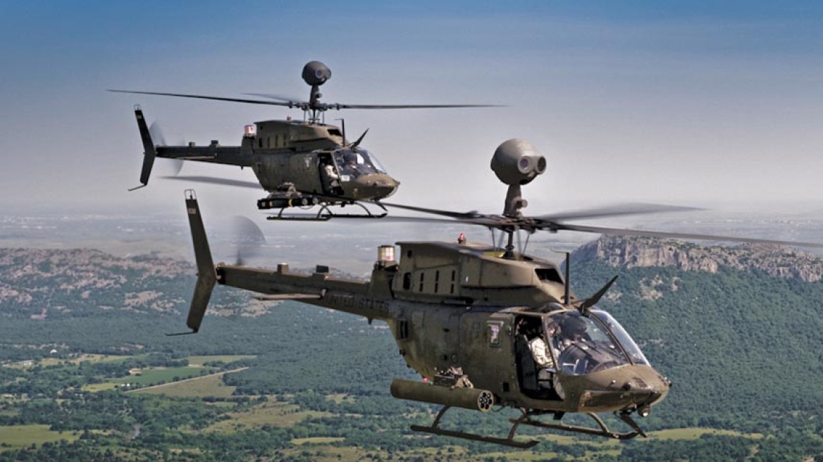 Hellenic Army to receive 70 OH-58D Kiowa Warrior armed reconnaissance helicopters from the US Army (VIDEO-PHOTOS)