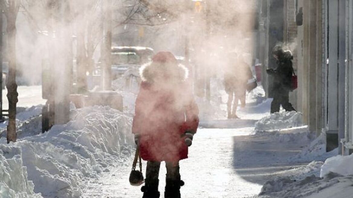 Πολικό ψύχος στον Καναδά: Ο υδράργυρος έπεσε κάτω από τους -40 βαθμούς Κελσίου