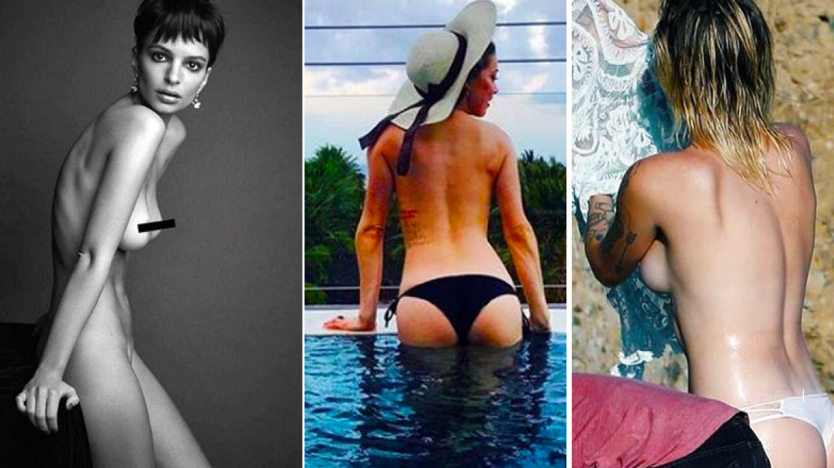 Οι πιο hot σταρ του 2017: Πόζαραν γυμνές και «γκρέμισαν» το Instagram 