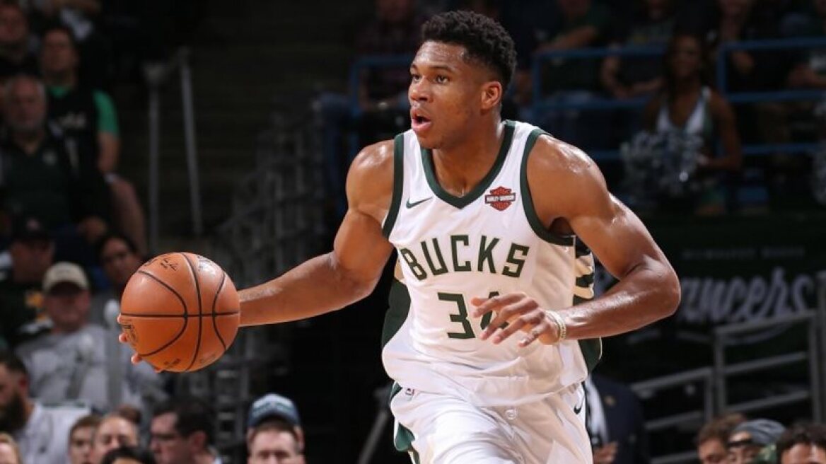 Giannis Antetokounmpo leads in NBA All Star Game voting!