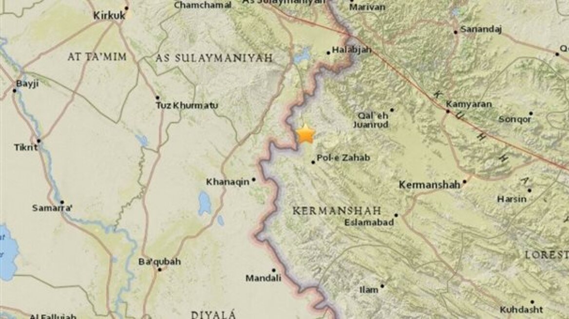 Σεισμός 5 Ρίχτερ στα σύνορα Ιράκ-Ιράν