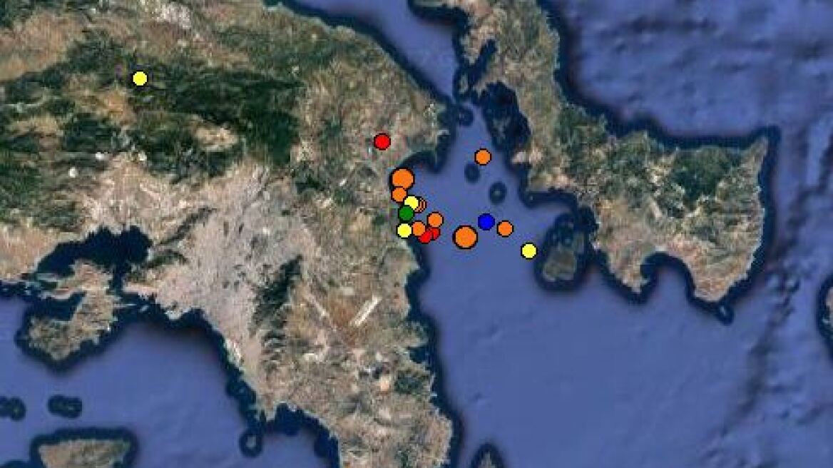 «Σμήνος» δέκα ασθενών σεισμών στην Αττική: Ο τελευταίος στις 09:59, στα 2,7 Ρίχτερ