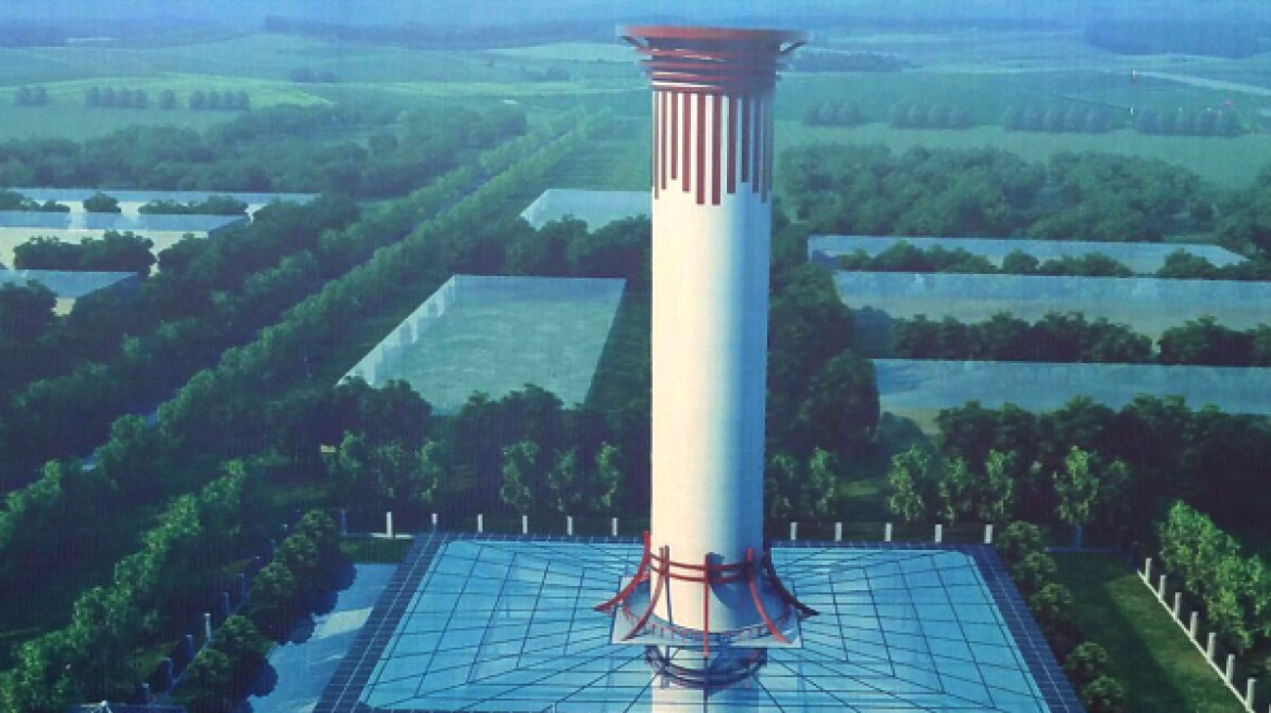 China builds “world’s biggest air purifier”…