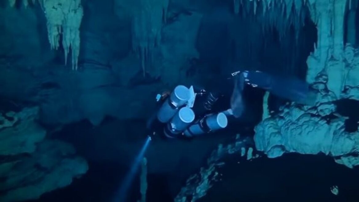 Longest underwater cave found in Mexico (photos-video)