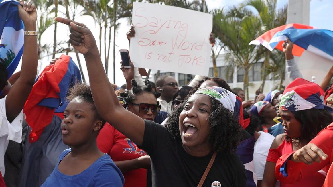 Αϊτή: Διαδήλωση κατά του Τραμπ και των δηλώσεών του για «χώρες απόπατους»