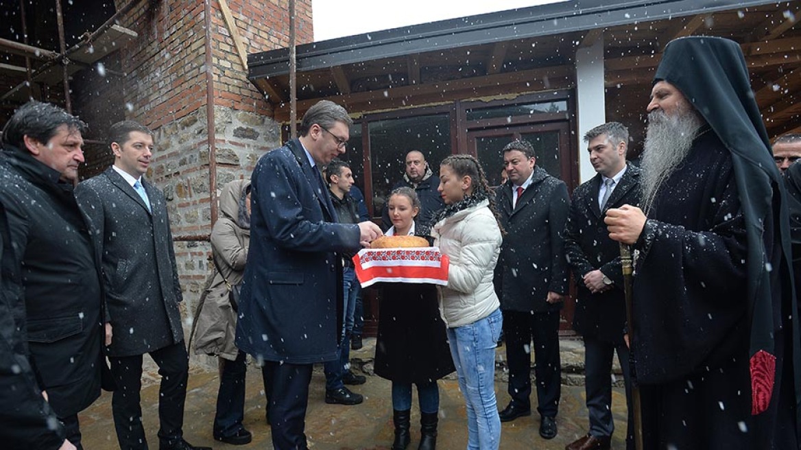 O πρόεδρος της Σερβίας επισκέφθηκε το Κόσοβο