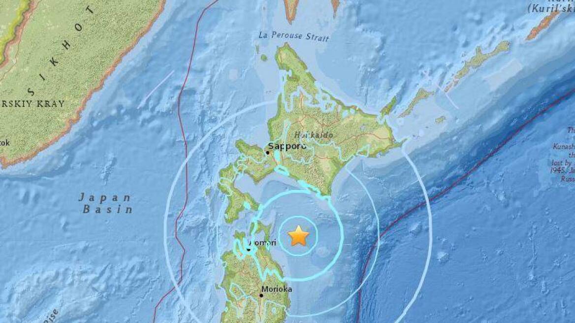 Σεισμός 6,4 Ρίχτερ ανοικτά της Ιαπωνίας