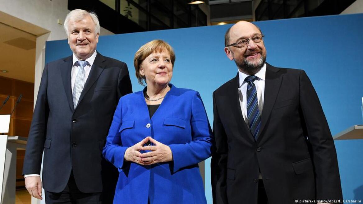 Γερμανία: Αρχίζουν οι διαπραγματεύσεις για τον «μεγάλο συνασπισμό» - Πιέζει η Μέρκελ