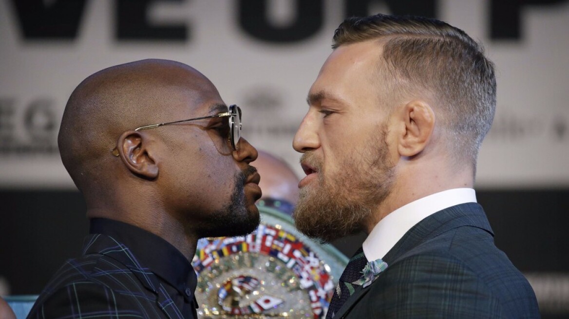 Floyd Mayweather steps into MMA cage, Conor McGregor responds (VIDEO)