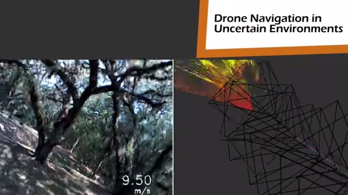 Σύστημα τεχνητής νοημοσύνης επιτρέπει σε αυτόνομα drones να αποφεύγουν εμπόδια 