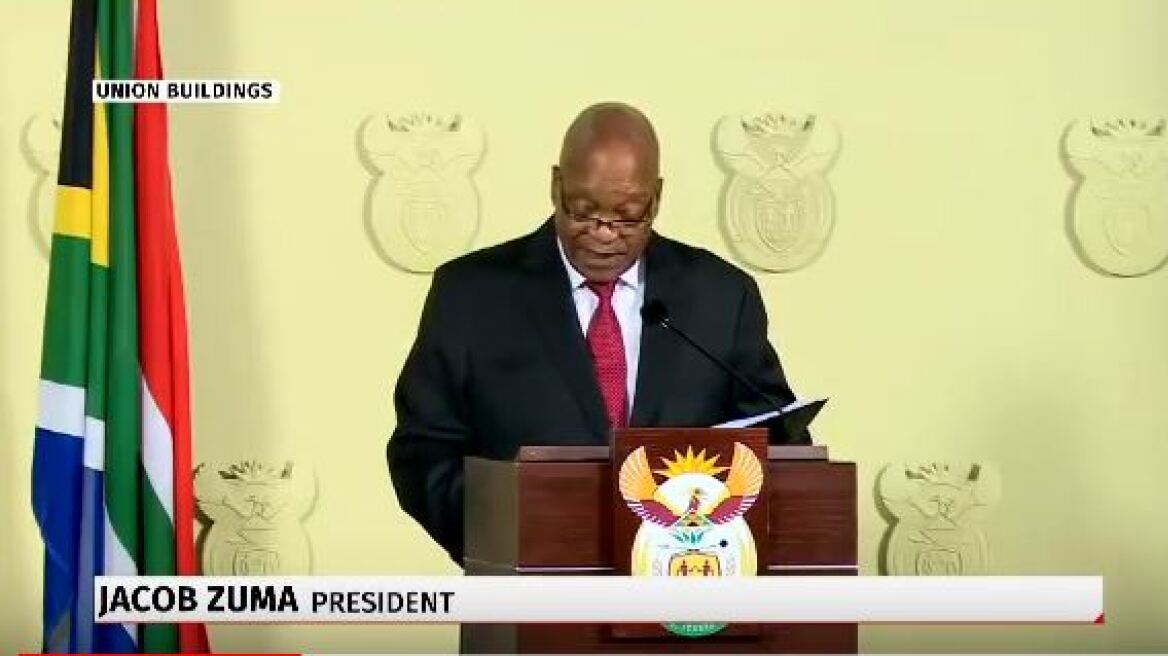 Ραγδαίες πολιτικές εξελίξεις στη Νότια Αφρική: Παραιτήθηκε ο πρόεδρος Ζούμα