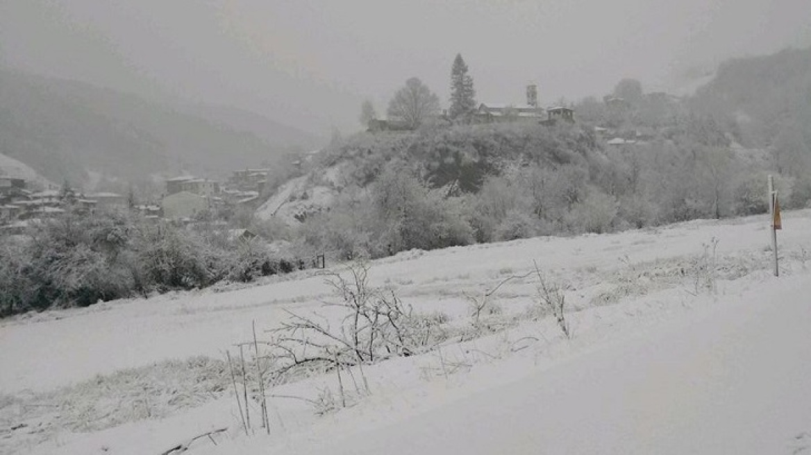 Κλειστά σχολεία από την σφοδρή χιονόπτωση στα ορεινά της Ηπείρου