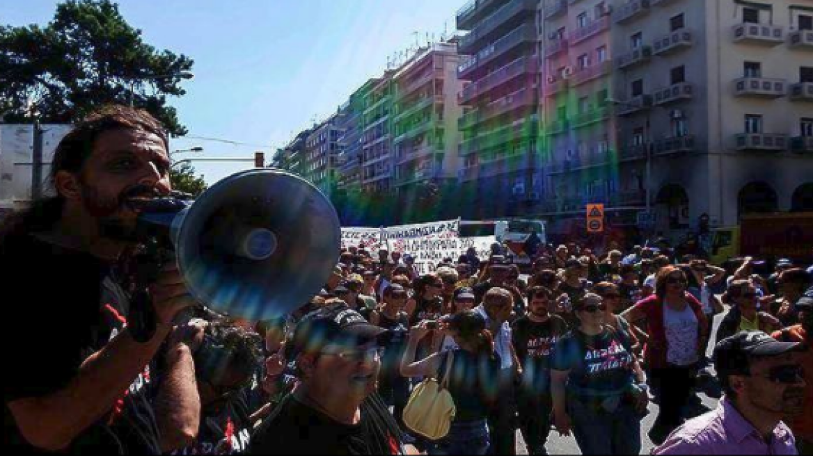Θεσσαλονίκη: Στους δρόμους μέλη της Πρωτοβουλίας Αλληλεγγύης για το Αφρίν