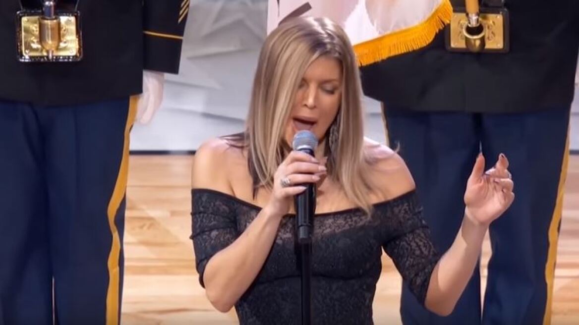 Βίντεο: Η Fergie εκτέλεσε στο All Star Game την πιο σέξι εκδοχή του εθνικού ύμνου των ΗΠΑ