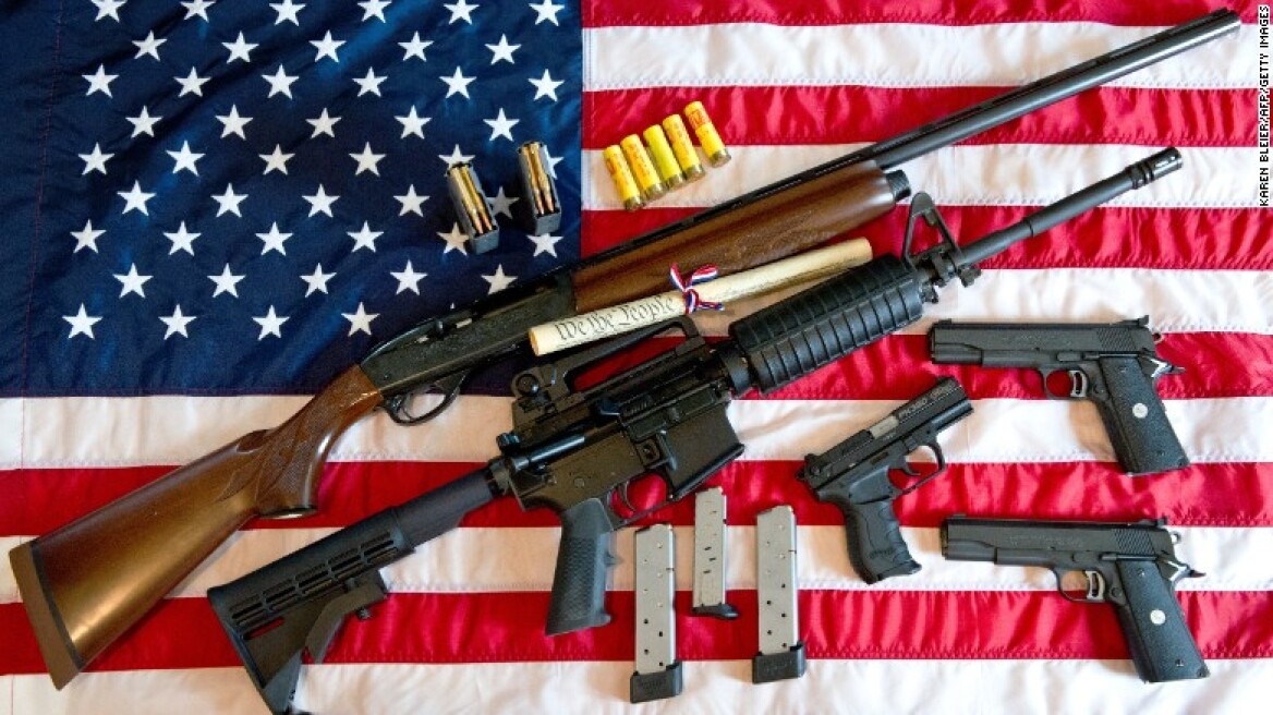 ΗΠΑ: Δύο στους τρεις πολίτες θέλουν αυστηρότερο νομικό πλαίσιο για την οπλοκατοχή