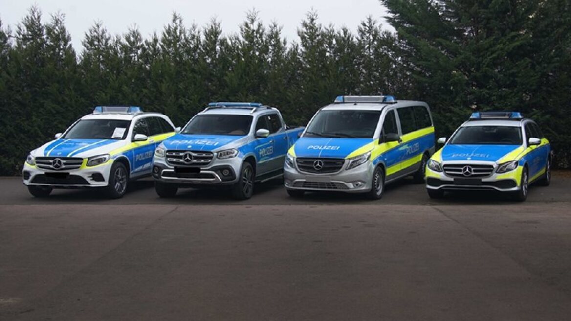 Mercedes Benz presents new police cars