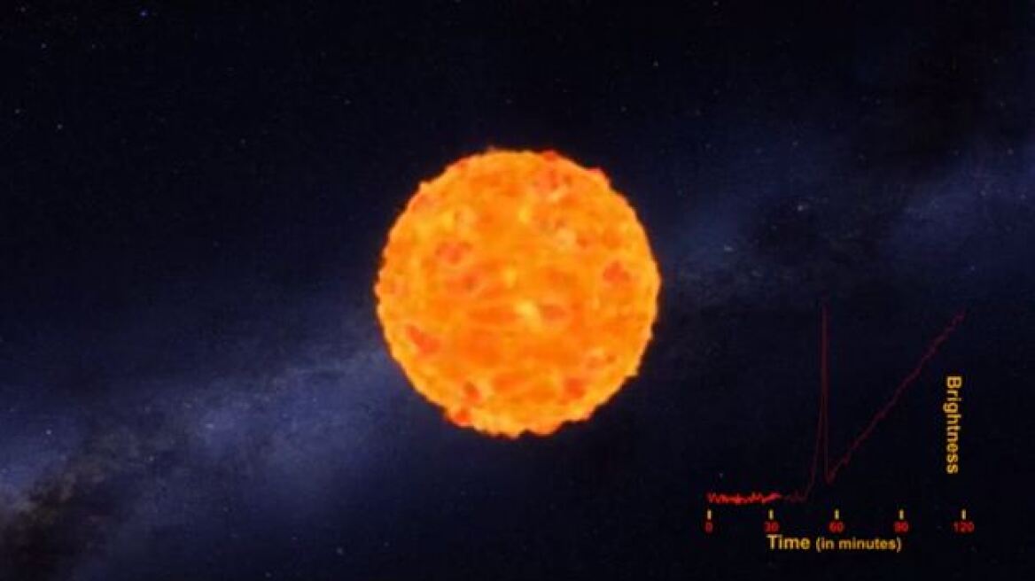 «Κοσμικό» λαχείο για ερασιτέχνη αστρονόμο: Φωτογράφισε το αρχικό φως έκρηξης σούπερ-νόβα!