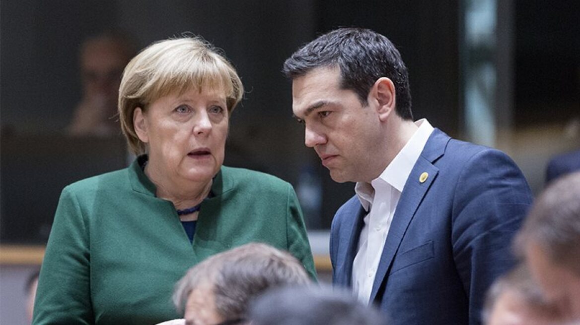 Greek PM Tsipras met with German Chancellor Merkel on EU Summit sidelines