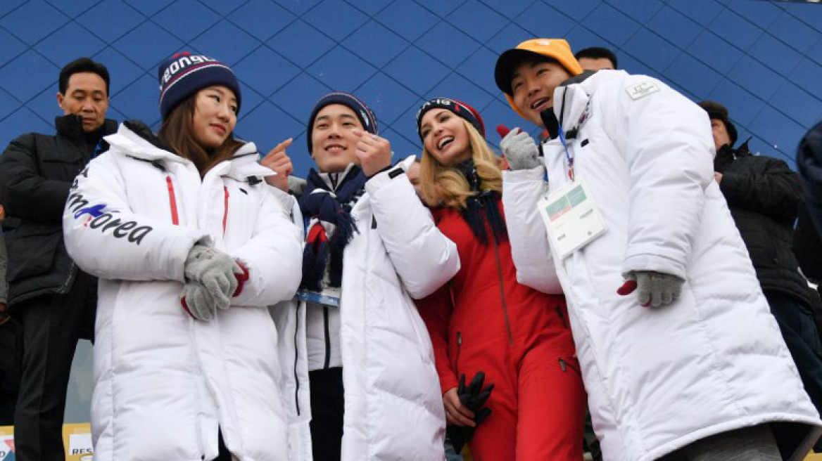 Ιβάνκα Τραμπ: Με κατακόκκινη ολόσωμη φόρμα στους Χειμερινούς Ολυμπιακούς Αγώνες 