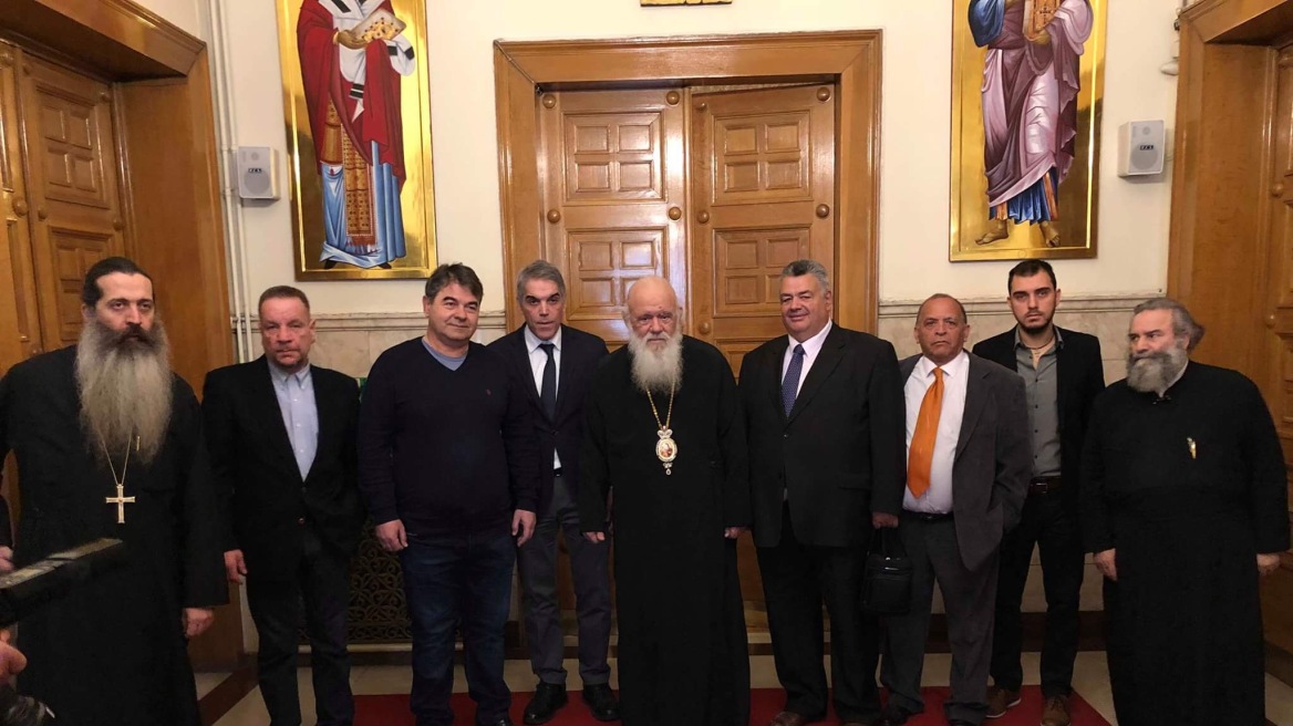 Ο Χρήστος Τεντόμας και οι πρόεδροι των λαϊκών αγορών στον Αρχιεπίσκοπο